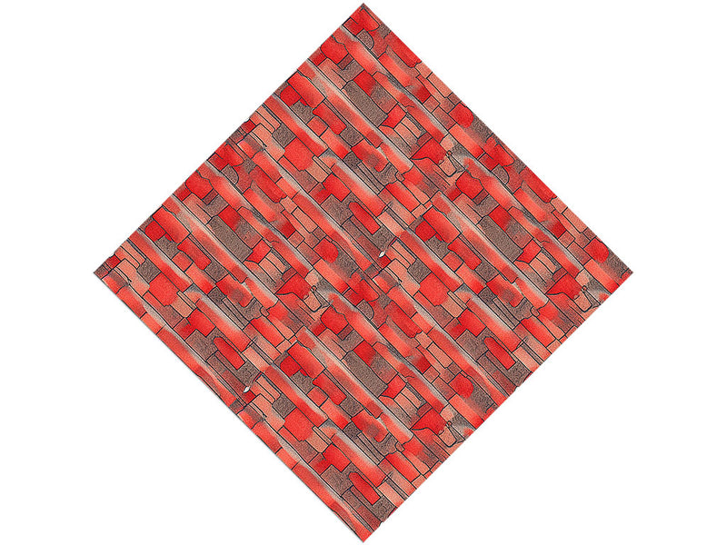 Red  Brick Vinyl Wrap Pattern