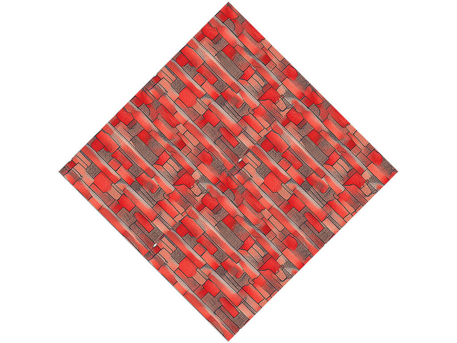 Red  Brick Vinyl Wrap Pattern