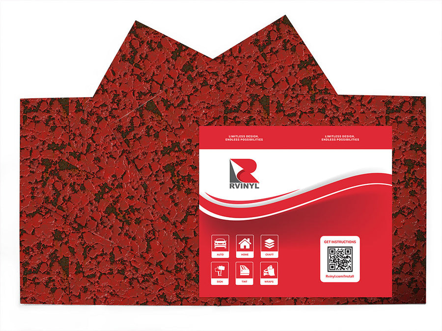 red alloy rust Craft Vinyl Sheet Pack