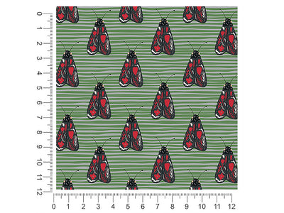 red aposematism bug 1ft x 1ft Craft Sheets