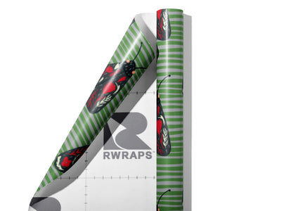 Red Aposematism Bug Wrap Film Sheets~Rwraps Series 914 Red Aposematism Bug Scrolled Sheet~3