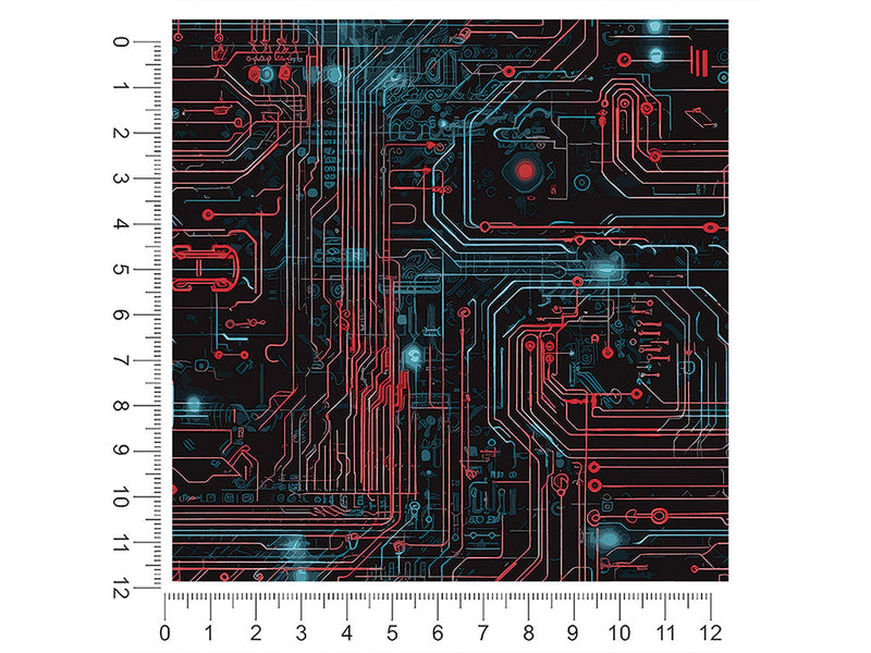 Red Blue Technology Vehicle Wrap Scale~Rwraps Series 914 Red Blue Technology Measurements~2