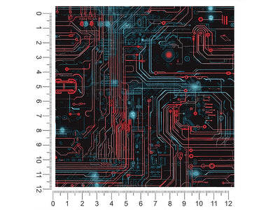 Red Blue Technology Vehicle Wrap Scale~Rwraps Series 914 Red Blue Technology Measurements~2