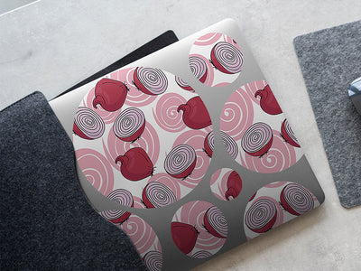 red burgermaster vegetable DIY Laptop Stickers