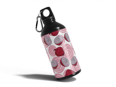 red burgermaster vegetable Water Bottle DIY Stickers