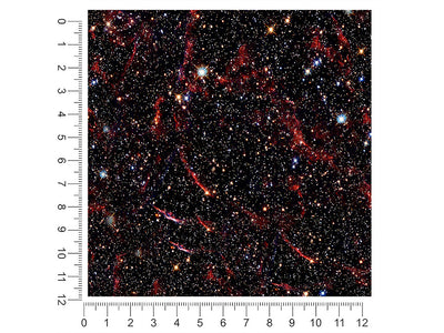 red burst science fiction 1ft x 1ft Craft Sheets