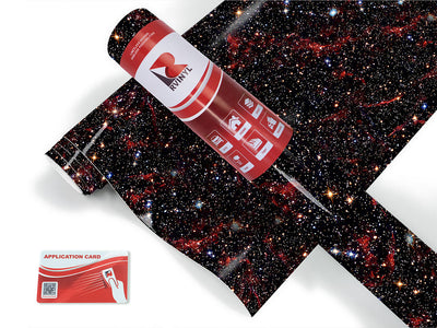 red burst science fiction Craft Vinyl Roll