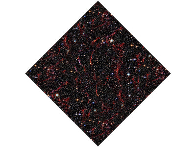 Red Burst Science Fiction Vinyl Wrap Pattern