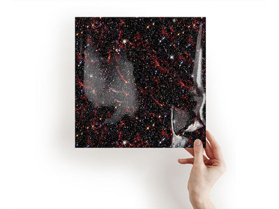 red burst science fiction Craft Sheets