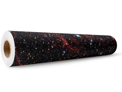Red Burst Science Fiction Wrap Film Wholesale Roll~Rwraps Series 914 Digitally Printed Vinyl Roll~5