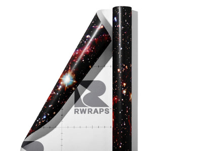Red Burst Science Fiction Wrap Film Sheets~Rwraps Series 914 Red Burst Science Fiction Scrolled Sheet~3