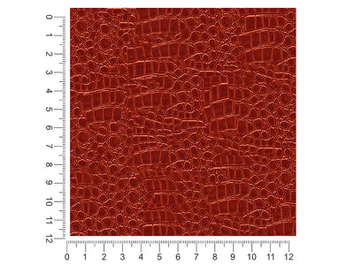red caiman crocodile animal print 1ft x 1ft Craft Sheets