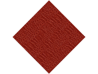 Red Caiman Crocodile Vinyl Wrap Pattern