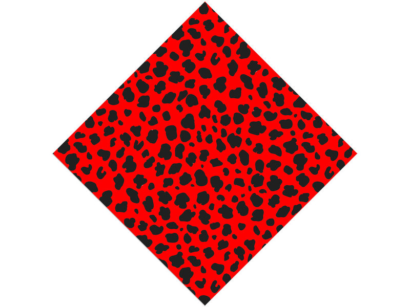 Red Cheetah Vinyl Wrap Pattern