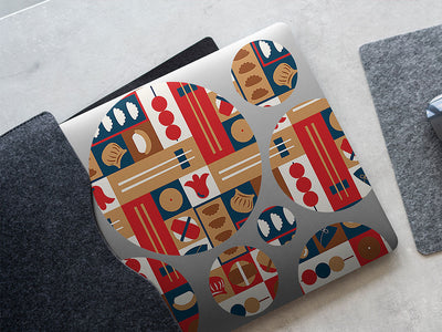 red chopsticks japanese DIY Laptop Stickers