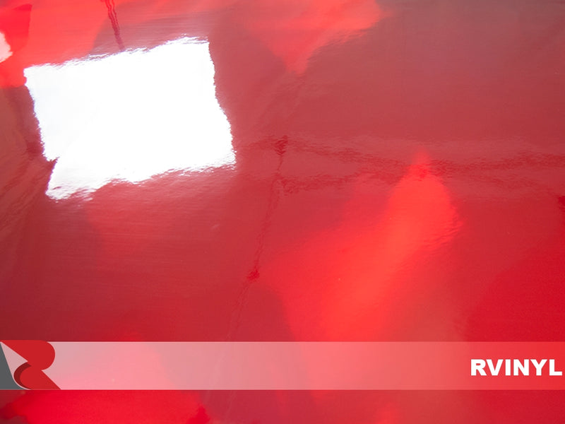 Red Mirror Chrome Vinyl Sheets