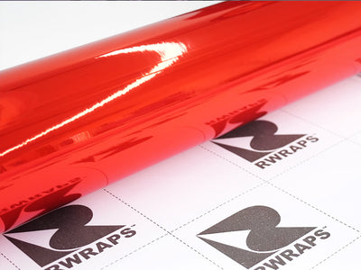 Rwraps Red Chrome Film~Rwras Red Chrome Vinyl Roll~1