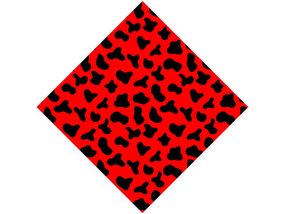 Red Cow Vinyl Wrap Pattern