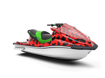Red Cow Jet Ski Vinyl Customized Wrap