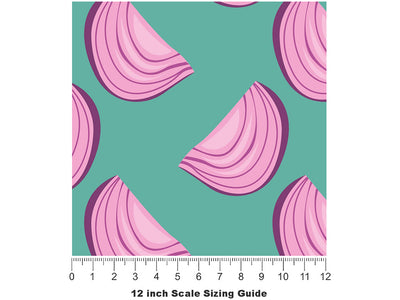 Red Creole Vegetable Vinyl Film Pattern Size 12 inch Scale~Rwraps Red Creole Vegetable Sizing Chart~2