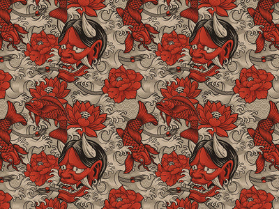 Red Devil Japanese Vinyl Wraps~Rwraps Series 914 Digitally Printed Vinyl Wrap~0