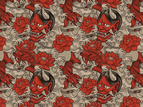Red Devil Japanese Vinyl Wraps~Rwraps Series 914 Digitally Printed Vinyl Wrap~0