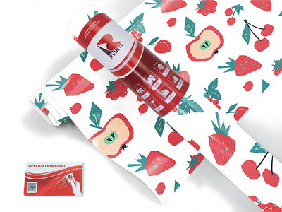red faced fruit Craft Vinyl Roll