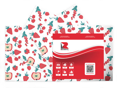 red faced fruit Craft Vinyl Sheet Pack