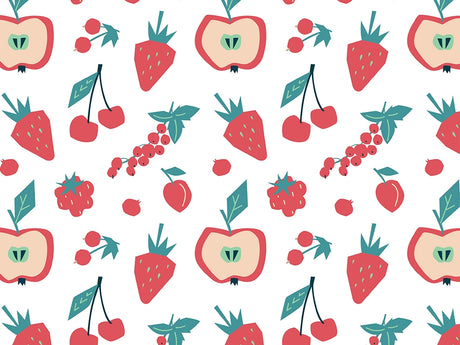 Red Faced Fruit Vinyl Wrap Pattern~Rwraps Series 914 Digitally Printed Vinyl Wrap~0