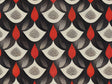 Red Flame Art Deco Vinyl Wrap Pattern~Rwraps Series 914 Digitally Printed Vinyl Wrap~0