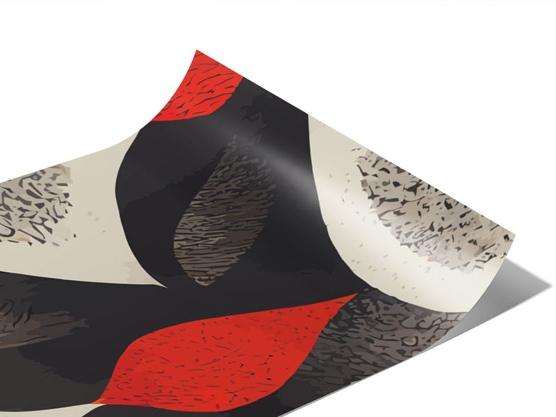 Red Flame Art Deco Vinyl Wraps~Rwraps Series 914 Digitally Printed Vinyl Wrap~0