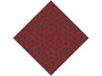 Red Giraffe Vinyl Wrap Pattern