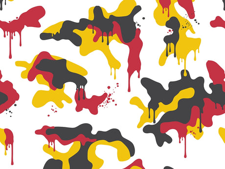 Red Graffiti Camouflage Vinyl Wrap Pattern~Rwraps Series 914 Digitally Printed Vinyl Wrap~0