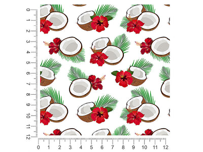 red hibiscus fruit 1ft x 1ft Craft Sheets