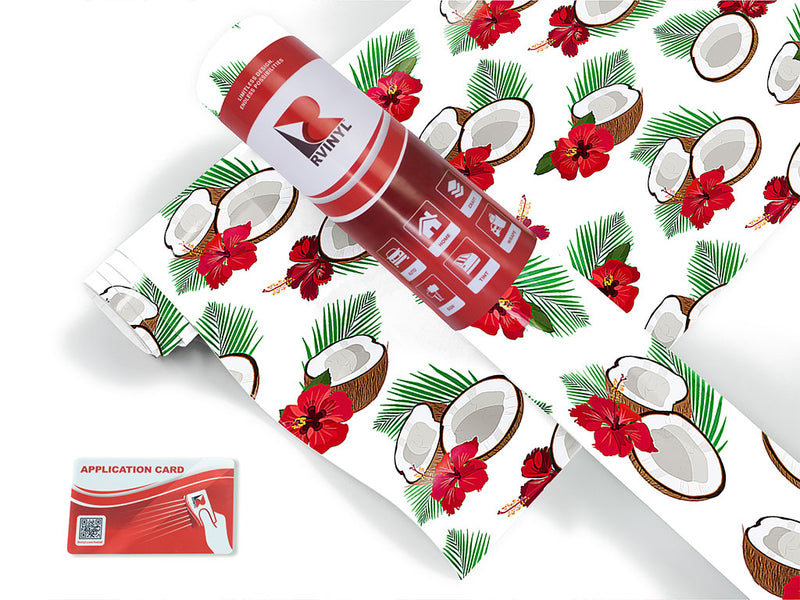 red hibiscus fruit Craft Vinyl Roll