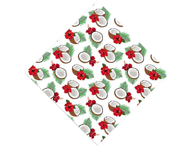 Red Hibiscus Fruit Vinyl Wrap Pattern