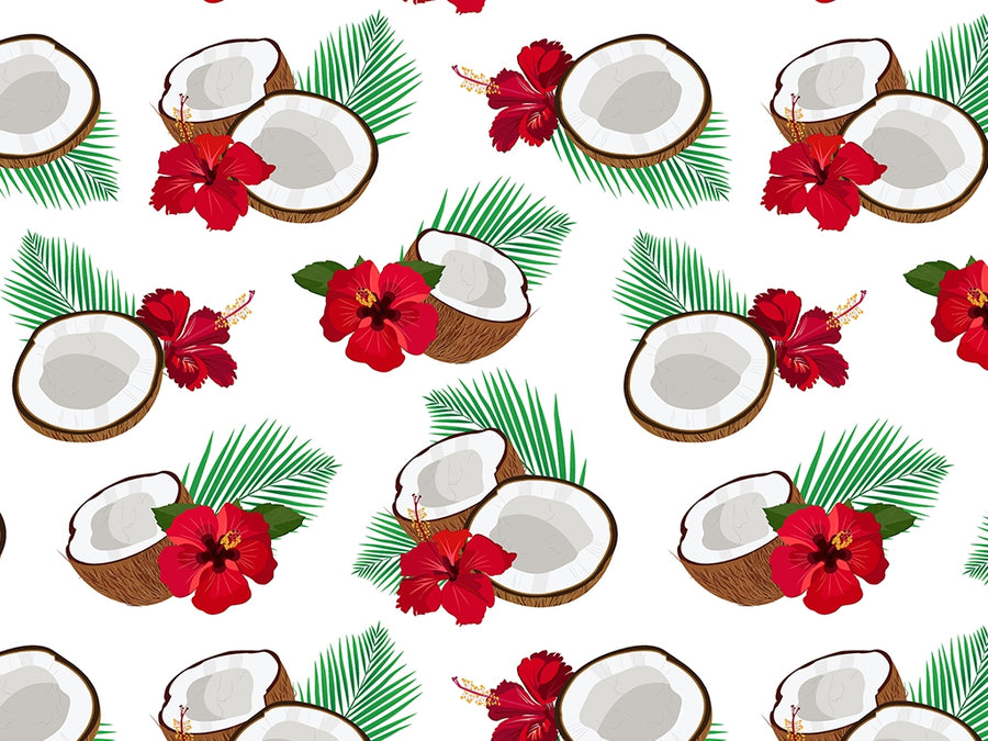 Red Hibiscus Fruit Vinyl Wrap Pattern~Rwraps Series 914 Digitally Printed Vinyl Wrap~0