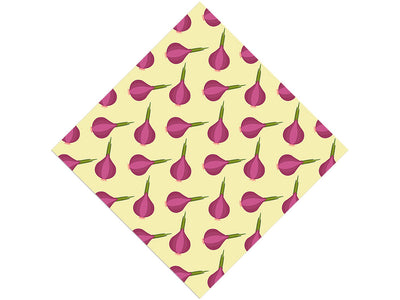 Red Italian Vegetable Vinyl Wrap Pattern