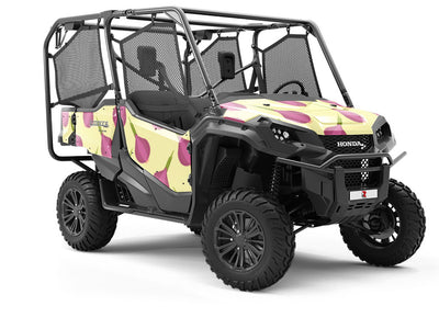 Red Italian Vegetable Utility Vehicle Vinyl Wrap