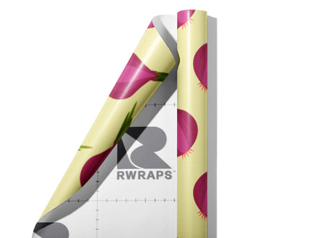 Red Italian Vegetable Wrap Film Sheets~Rwraps Series 914 Red Italian Vegetable Scrolled Sheet~3