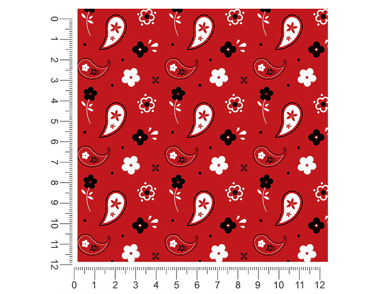 red kerchief toy room 1ft x 1ft Craft Sheets
