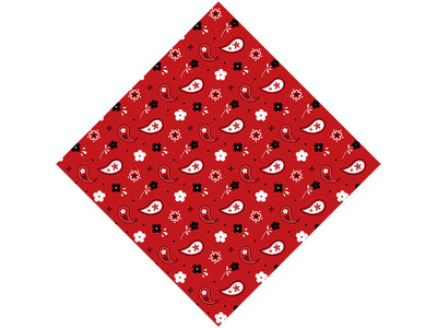 Red Kerchief Toy Room Vinyl Wrap Pattern