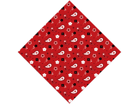 Red Kerchief Toy Room Vinyl Wrap Pattern