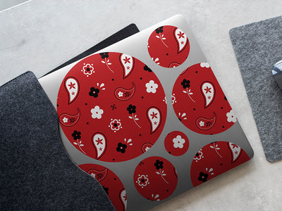 red kerchief toy room DIY Laptop Stickers