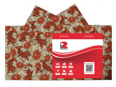 red koi salt water Craft Vinyl Sheet Pack