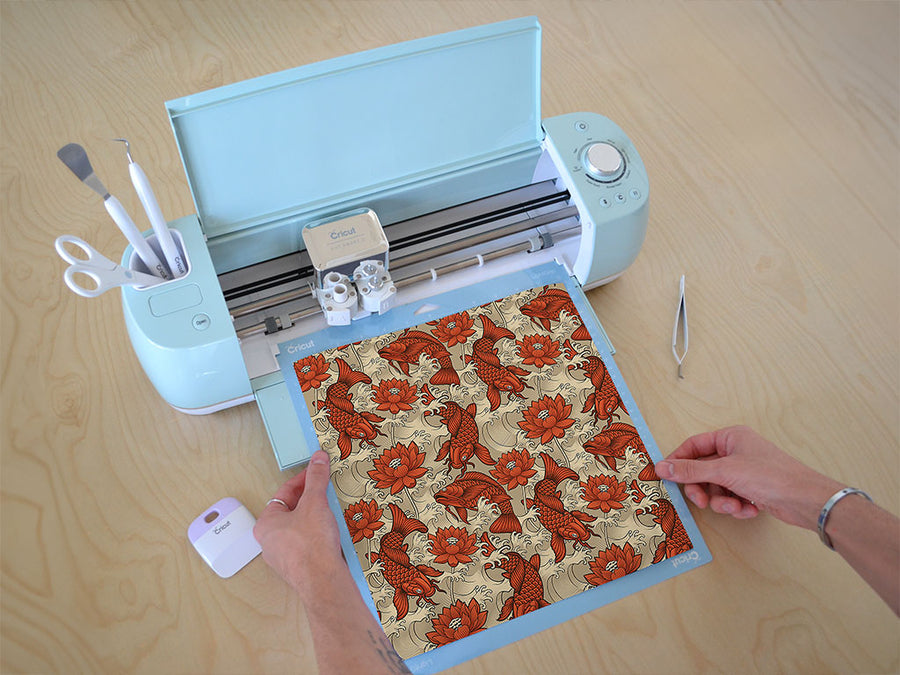 red koi salt water Cricut Compatible Vinyl
