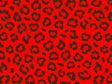 Red Leopard Vinyl Wrap Pattern~Rwraps Series 914 Digitally Printed Vinyl Wrap~0