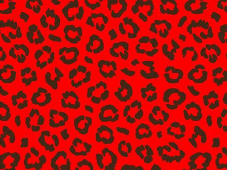Red Leopard Vinyl Wrap Pattern~Rwraps Series 914 Digitally Printed Vinyl Wrap~0