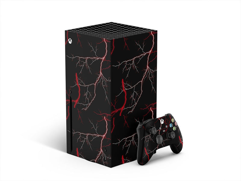 red lightning lightning XBOX DIY Decal