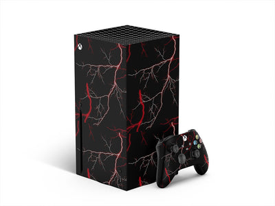 red lightning lightning XBOX DIY Decal